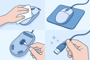 Onderhoud van computermuis