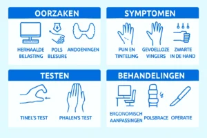 Carpaal Tunnel Syndroom: symptomen, oorzaken en behandeling uitgelegd
