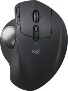 Trackball muis: ergonomisch en precies werkenLogitech MX Ergo S Advanced Wireless Trackball Muis Zwart